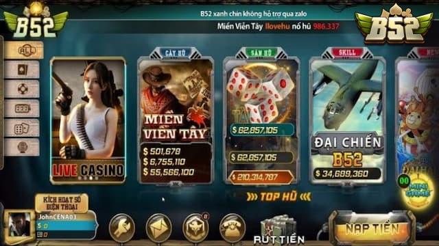 Tại sao Miền Viễn Tây B52club lại hấp dẫn người chơi